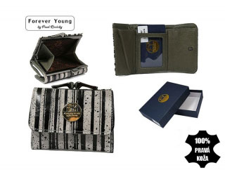 Peňaženka dámska kožená Forever Young 55287-LN black