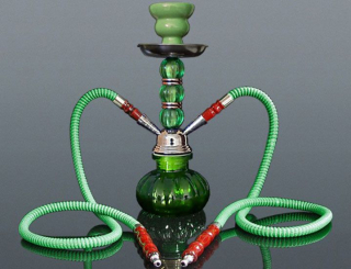Inhalátor s hadičkami 28cm/2 zelená