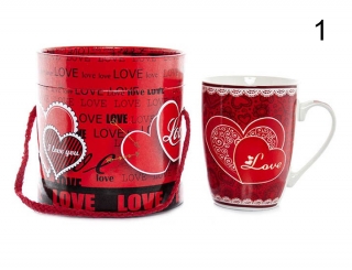 Romantický hrnček v darčekovom balení