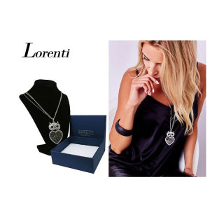 Náhrdelník dámsky Lorenti Big Owl silver