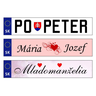 Dekoračná špz s vlastným motívom