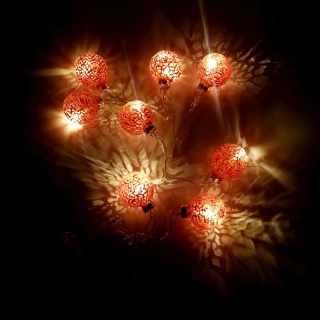 Dekoratívne LED gule girlanda 1,5m