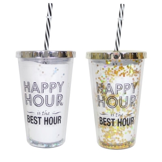 Hrnček HAPPY HOUR (Bez slamky)