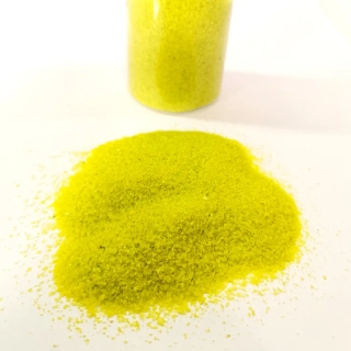 Dekoračný piesok 500g neónovo-zelený