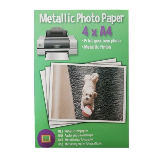 Metalický fotografický papier A4 4ks 