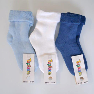 Tuptusie Ponožky pre deti froté 16-18cm - 2-6 rokov