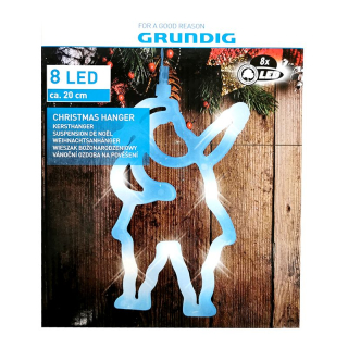 Vianočný LED Mikuláš 20cm