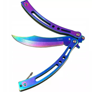 Nôž motýlik Rainbow 23/9cm