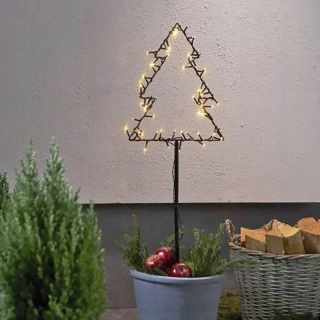 Zápich do záhrady LED stromček 89cm