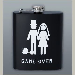 Ploskačka nerezová: GAME OVER 210ml