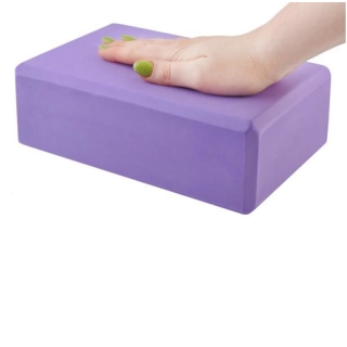 Penová kocka na jógu fialová
