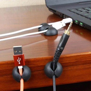 Organizér káblov Cable Drop – sada 6 ks