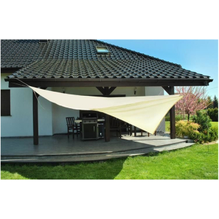 Tieniaca plachta 3x3x3 metre béžová