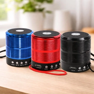 Bluetooth reproduktor valcový 3W prenosný