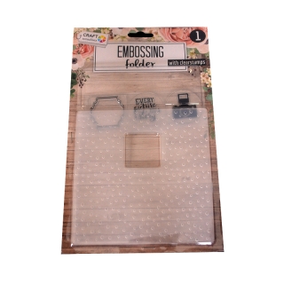 Šablóna na embossovanie s pečiatkami č.1