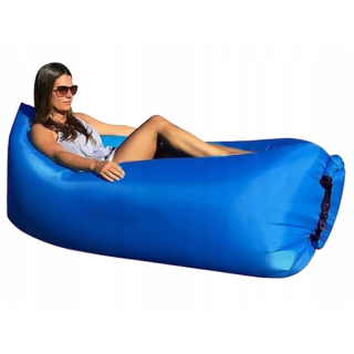 Lazy bag - Nafukovacia sofa modrá granátová