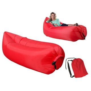 Lazy bag - Nafukovacia sofa červená