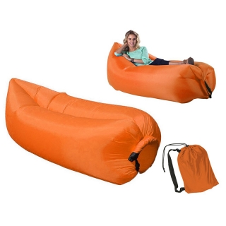 Lazy bag - Nafukovacia sofa pomarančová
