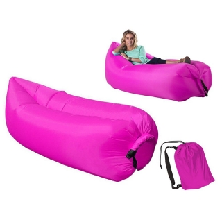 Lazy bag - Nafukovacia sofa ružová