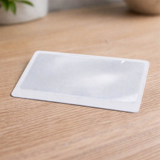 Lupa na čítanie do peňaženky 8,5 × 5,5 cm