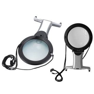 Lupa na krk na zavesenie 2 LED - 2x, 6x