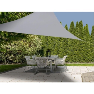 Tieniaca plachta 3x3x3 metre sivá