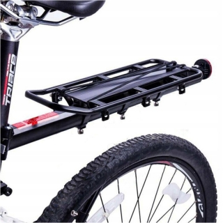 Zadný nosič na bicykel hliníkový s odrazovým svetlom