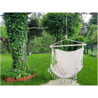 Záhradná brazílska hojdačka biela 