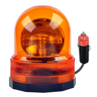 Maják oranžový s magnetom 12 V