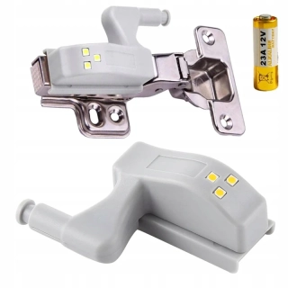 LED svetlo do skrinky na nábytkový pánt 3 LED