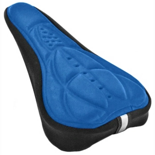 Gélový poťah na sedadlo bicykla modrý