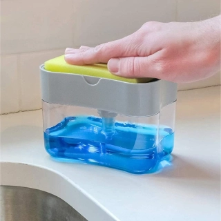 Dávkovač saponátu so špongiou 385 ml
