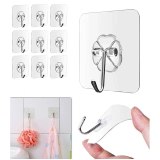 Samolepiace vešiaky na stenu 10ks