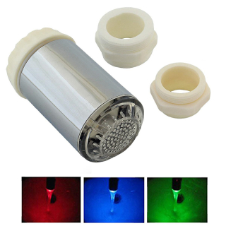 Perlátor na vodu LED 3 farby