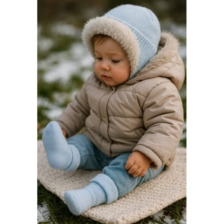 Tuptusie Ponožky pre deti froté 16-18cm - 2-6 rokov