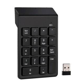 Bezdrôtová numerická klávesnica USB