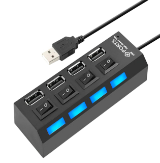 Hub USB port 4 USB 2.0 aktívny