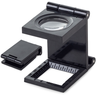 Skladacia lupa na šperky s mierkou 8 x 20 mm