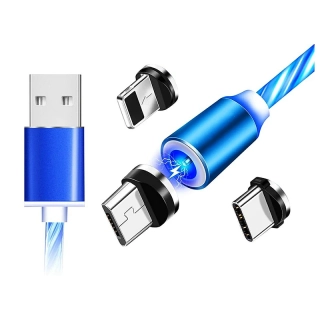 Magnetický kábel USB 3 v 1