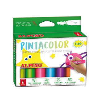 ALPINO - Fluorescenčné farby 6 farieb