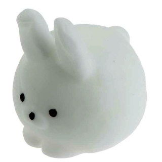 SQUISHY - Antistresová penová hračka Biely králik