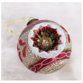 Vianočná retro guľa 