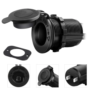 Zásuvka zapaľovača na auto hermetická 12V/24V