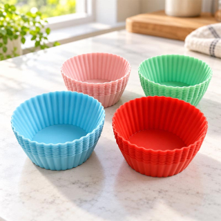 Silikónové formičky na muffiny 7 × 3,5 cm