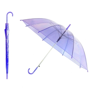 Transparentný dáždnik automatický 91 cm