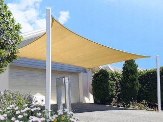 Tieniaca plachta 4 x 3 metre béžová