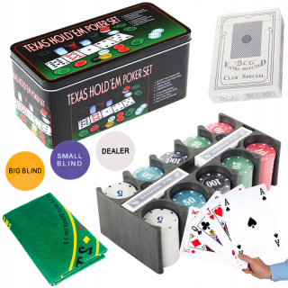 Sada na poker TEXAS 200 žetónov