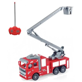 BUILDERS - Požiarnické auto na diaľkové ovládanie 32cm