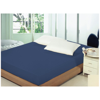 Plachta na posteľ modrá 180x200cm OEKO-TEX® vhodná pre polohovateľné matrace