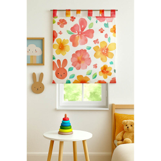 My Home - Záclona rímska Kvety 140 x 45cm : 468928 Grosse 1